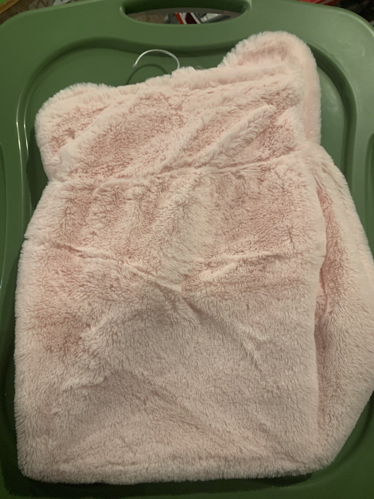 Levtex Baby Pink Elephant Diaper Stacker Girl Plush Infant Storage Changing EUC