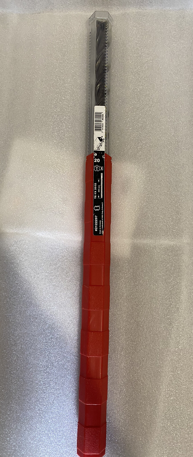 Mèche Foret Béton SDS Max Hilti TE-YX pour ancrages de charpente Ø 20 mm