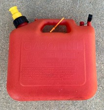 Made in USA - 2gal.  12oz. - Vented Thin Style Plastic Gas Can - Fuel Tank/Cell