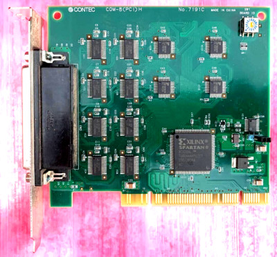 CONTEC COM-8 (PCI) H 7191C 8-CHANNEL RS-232C SERIAL I/O CARD
