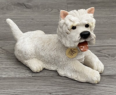 Großer Regency Fine Arts West Highland Terrier Scottie Hund Westie Ornament Figur
