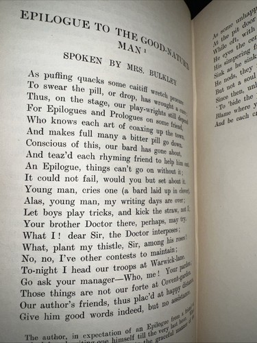 THE PLAYS OF OLIVER GOLDSMITH TOGETHER WITH THE VICAR OF WAKEFIELD 1928 EXLIB - Picture 10 of 16