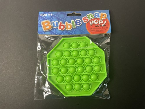 Bubble Pop Fidget Green Hexagon Shape 