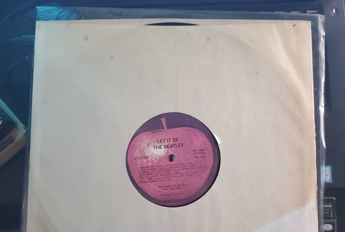 THE BEATLES LET IT BE RED APPLE #AR 34001 First Press Phil THE BEATLES LET IT BE RED APPLE #AR 34001 First Press Phil
