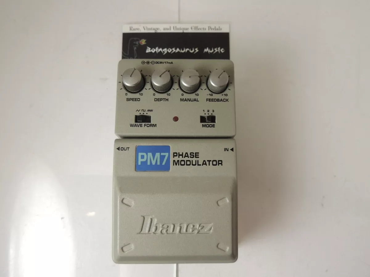 Ibanez PM7 Phase Modulator Effects Pedal Phaser Mod Free USA Shipping
