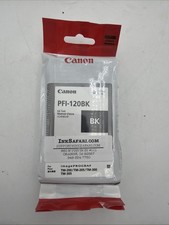 Canon PFI-120BK 2885C001 Black Ink Cartridge 130ML Genuine New Sealed