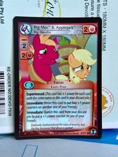 My Little Pony CCG - BIG MAC & APPLEJACK, BIG MOUTH #17 SR - Defenders Equestria