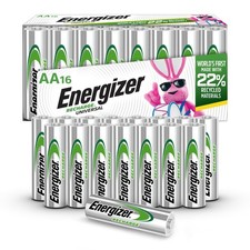 Energizer Recharge Universal Rechargeable AA 16 Count Pack of 1 , Multicolor