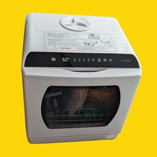 Hermitlux Table Top Dishwasher 6 Programs Mini Dishwasher with Build in Tank