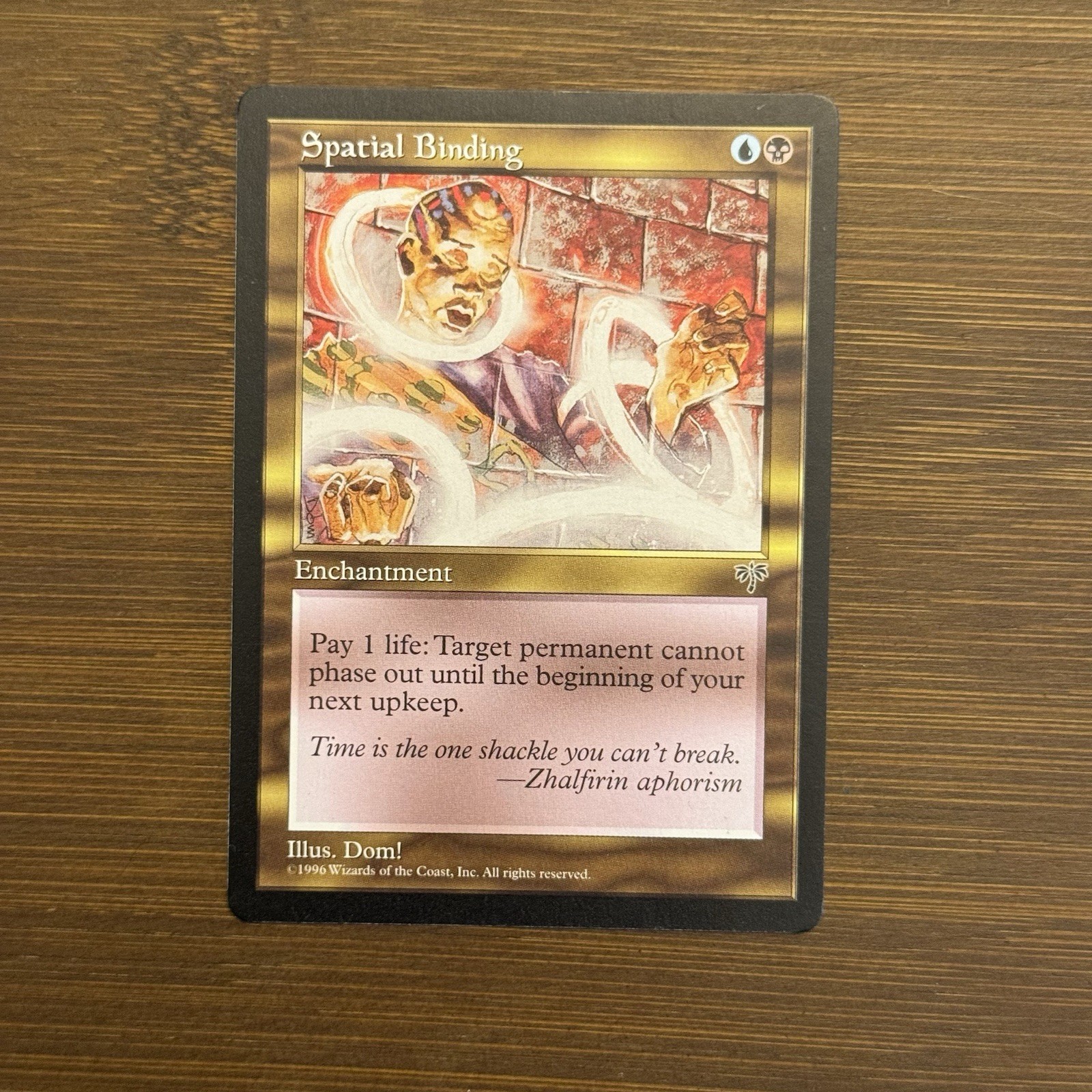 Spatial Binding LP Mirage 1996 MTG Magic the Gathering TCG