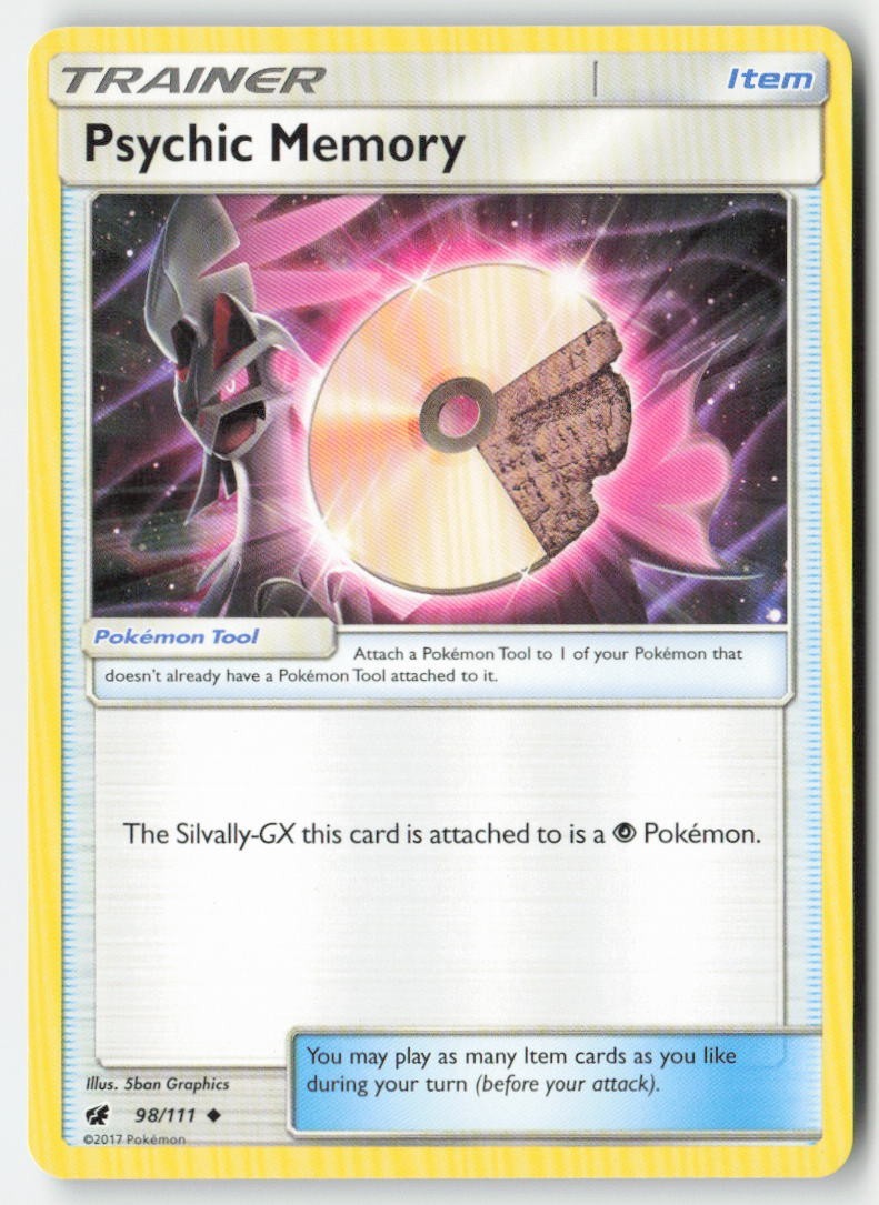 Psychic Memory 98/111 Uncommon MP Regular - Crimson Invasion