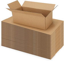 Cuarenta Cajas Envio Kraft Nueve por Cuatro por Tres Pulgadas Carton Corrugado