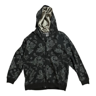 Vintage Jessie Pinkman Southpole Full Zip Black All Over Print Hoodie