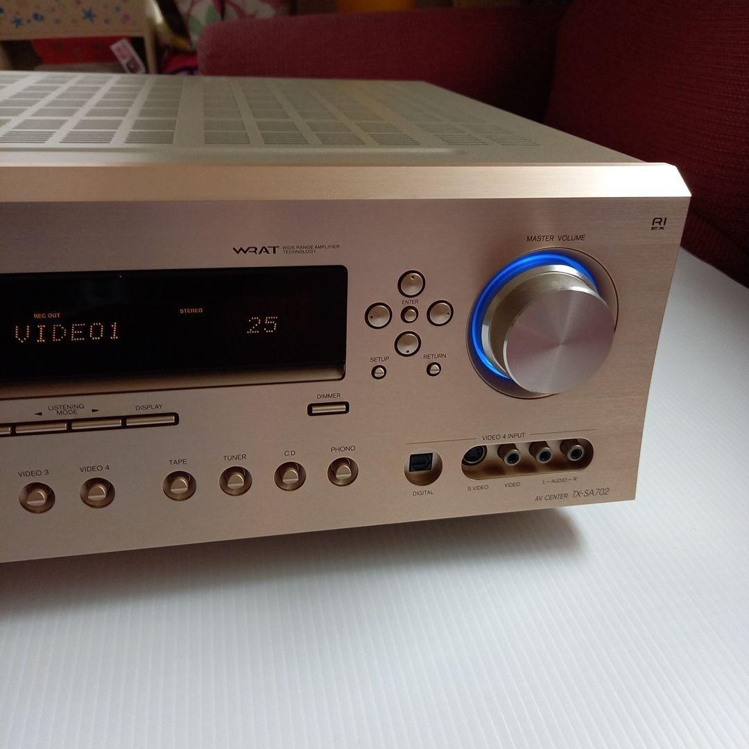 Onkyo Tx-Sa702 N High Power Amplifier Gold With Remote Onkyo Tx-Sa702 N High Power Amplifier Gold With Remote