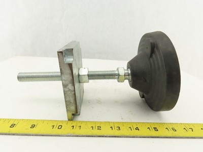 Elesa 5'' Leveling Foot Swivel Stud M16x2.0 9'' OAL