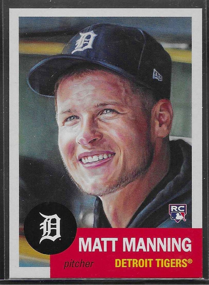 2022 TOPPS LIVING SET # 498 MATT MANNING Rookie Detroit Tigers 2,177 Printed a