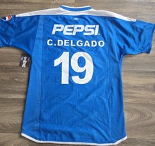 Umbro Cruz Azul 02/03 Home Chelito Delgado Futbol Soccer Jersey Mens Size Medium