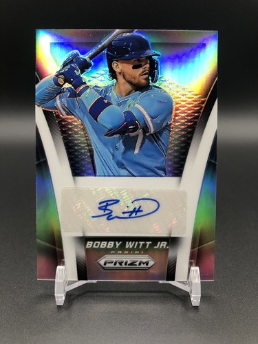 Bobby Witt Jr. #TS-BW — 2025 Panini Prizm Throwback Signature baseball card