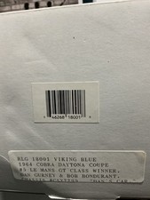 1:18 EXOTO - VIKING BLUE 1964 COBRA DAYTONA COUPE #5 LE MANS GT CLASS WINNER