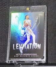 2025-26 Topps VICTOR WEMBANYAMA Levitation Foil Silver Sparkle STAR SP Insert