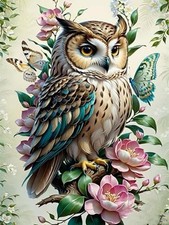 Diamond Art Kits for Adults-5D Diamond Painting Owl