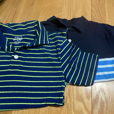 Set of 2 boys polo shirts size medium 