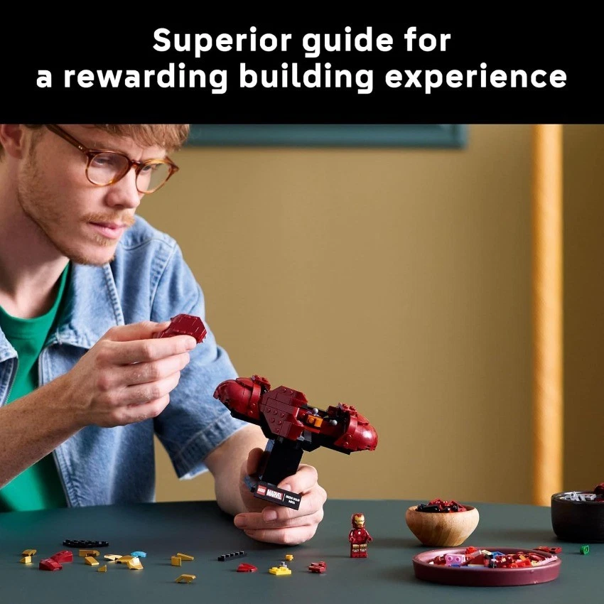 LEGO Marvel Iron Man MK4 Bust Building Kit 76327 - Image 3 of 4