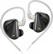 KZ Decet Array 10-Unit Dynamic Driver Earphones - In-Ear Earbuds with Replaceabl