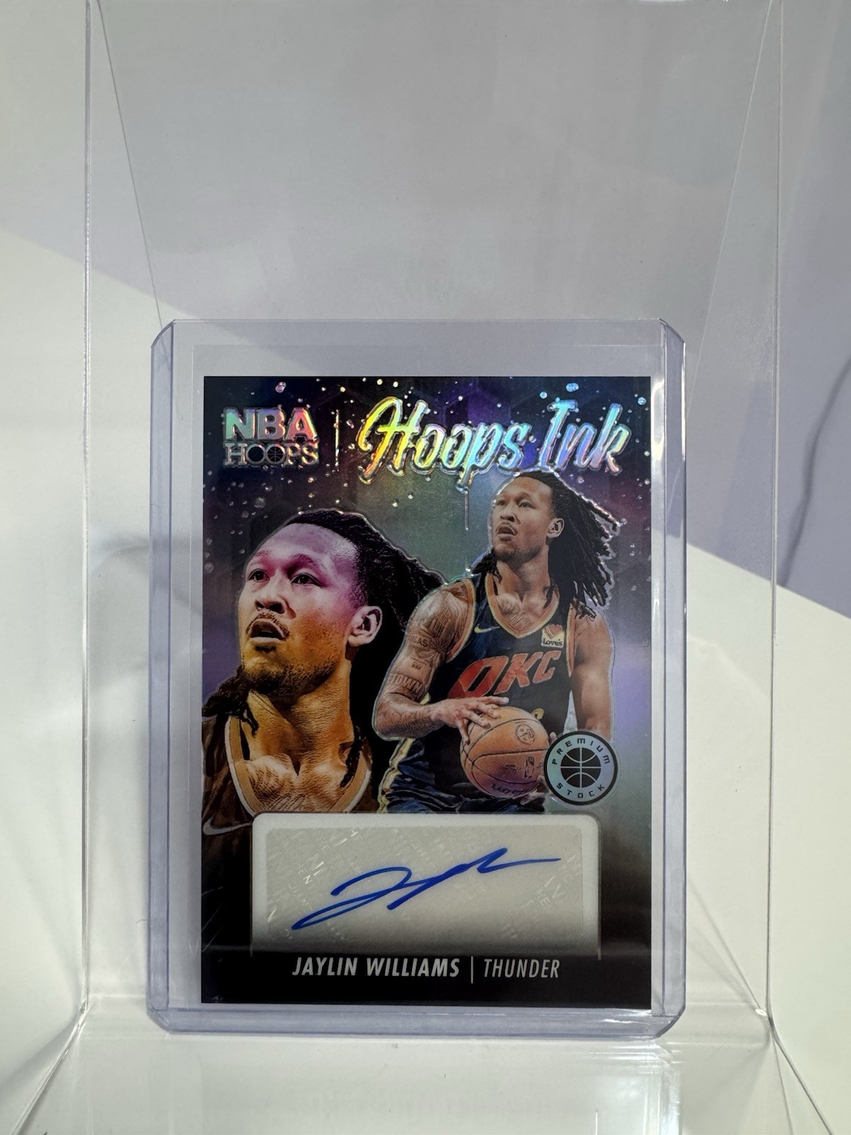 2023-24 Panini Nba Hoops Premium Stock - Hoops Ink Jaylin Williams #HI-JAY (AU)
