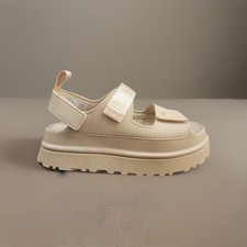 NWB Women Ugg Goldenglow Slide Sandal Sea Salt #1152685 (Size 11)