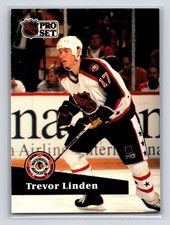 1991-92 Pro Set - Trevor Linden #294 Vancouver Canucks Hockey Card