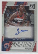 2017 Panini Donruss Optic Signature Series Holo Prizm Sheldon Mac #43 Auto 0q0