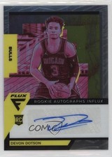 2020-21 Panini Flux Rookie Auto Influx Devon Dotson #RAI-DDO Auto 6l7