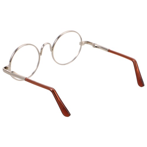 Round Miniature Doll Eyeglasses Tiny Glasses for Dolls Dress Up Adorable - Picture 4 of 12