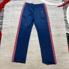 VTG Adidas ATP Keyrolan Sweatpant Medium Blue Trefoil Jogger Track Field 70s 80s