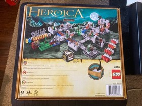 Lego Games 3860 Heroica Castle Fortaan, incomplete, w/ box & manuals READ