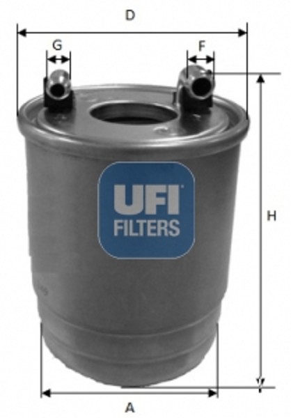 UFI Kraftstofffilter 24.112.00 Filtereinsatz FüR Mercedes Sprinter M8 B906 Bus-image