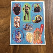 Vintage Lucas Films Star Wars Episode 1 Phantom Menace Stickers Hallmark