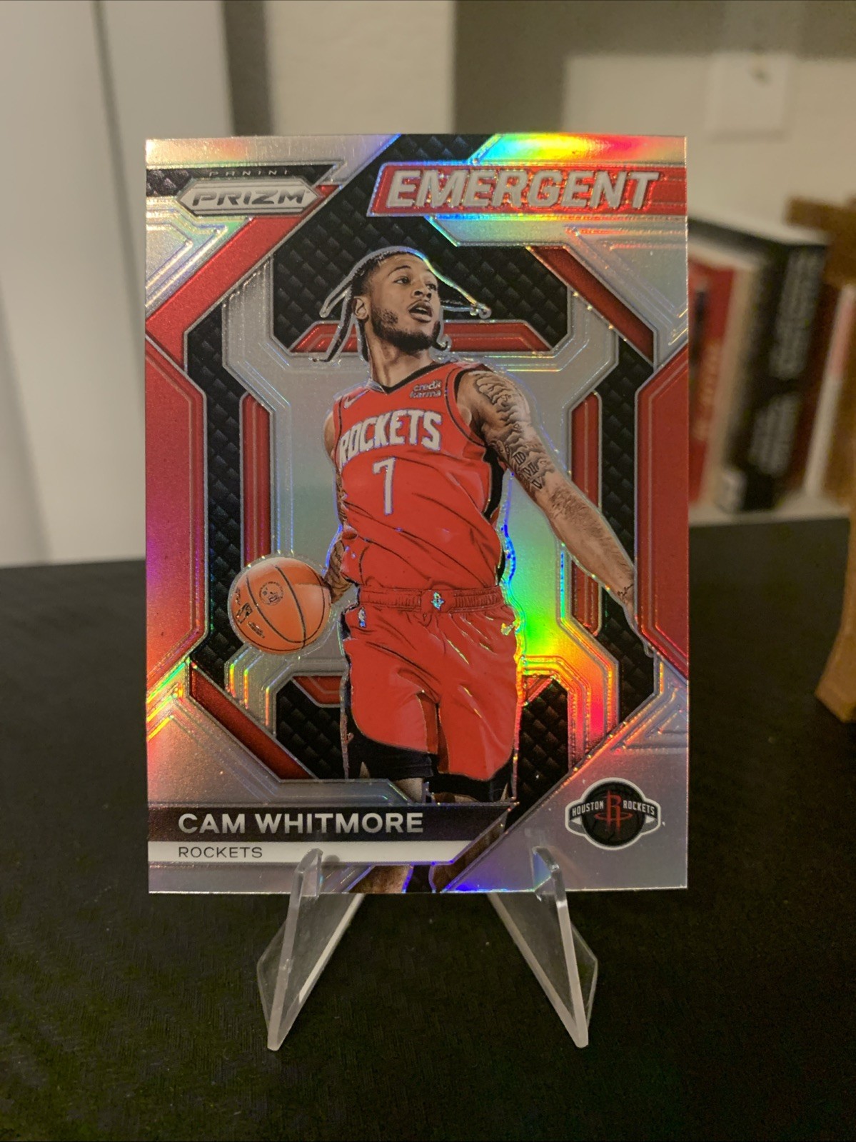 2023-24 Panini Prizm #27 Cam Whitmore Emergent Prizms Silver Rookie