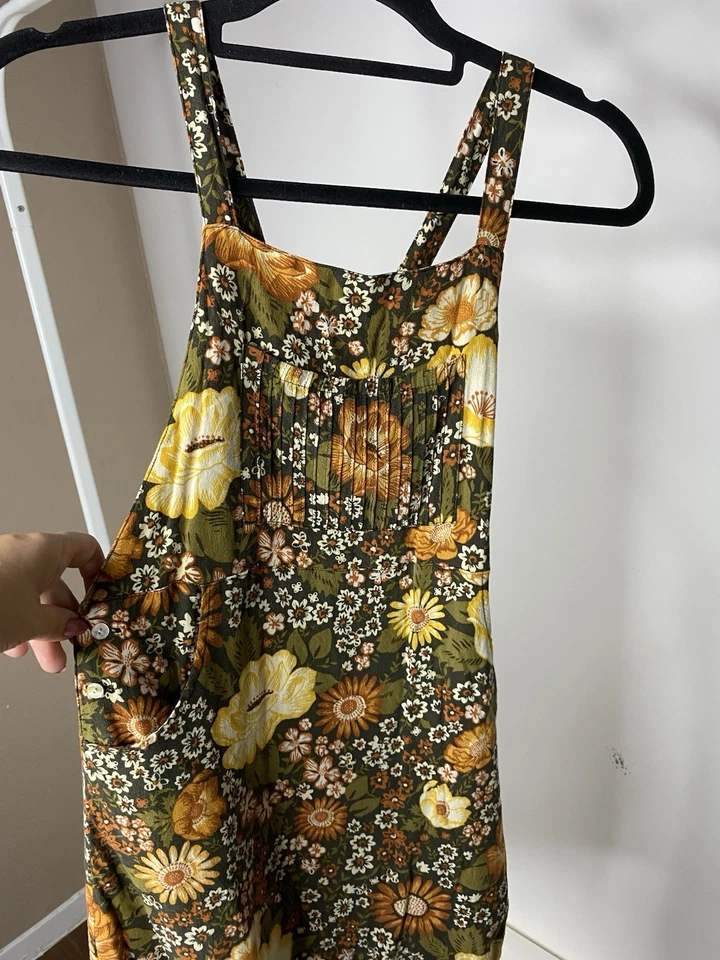 Mini Vestido Para Mujer Spell & the Gypsy Collective Mostaza Desierto Margarita Delantero XS Foto 4 de 4