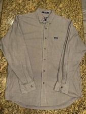 Chaps Ralph Lauren Men's Dress Shirt Paisley Long Sleeve, Button-Up, Size Large