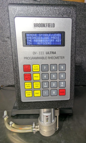 Brookfield LVDV-III Ultra Programmable Rheometer with DV-III +Base Unit