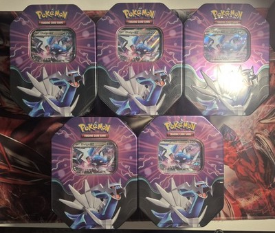 Pokémon TCG: Azure Legends Tin Dialga EX - Brand New Factory Sealed Lot Of 5