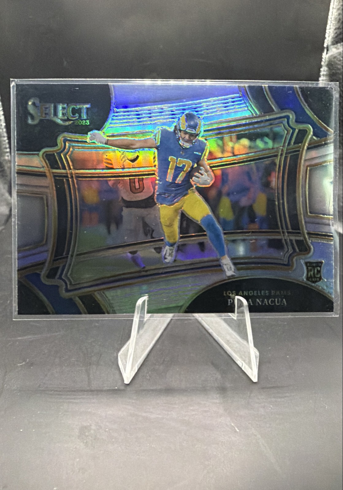 2023 Panini Select - Field Level Puka Nacua #355 Silver Prizm (RC)