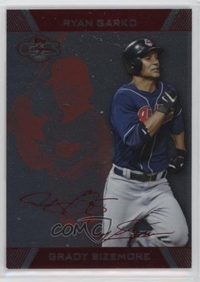 2007 Topps Co-Signers Silver Red 65/199 Grady Sizemore Ryan Garko #59 1dl2
