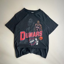Large 90s Joe Dumars Detroit Pistons Salem T-shirt