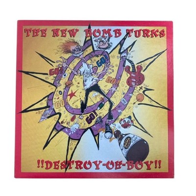 The Bomb Turks Destroy-Oh-Boy Vinyl LP Near Mint Garage Punk Classic