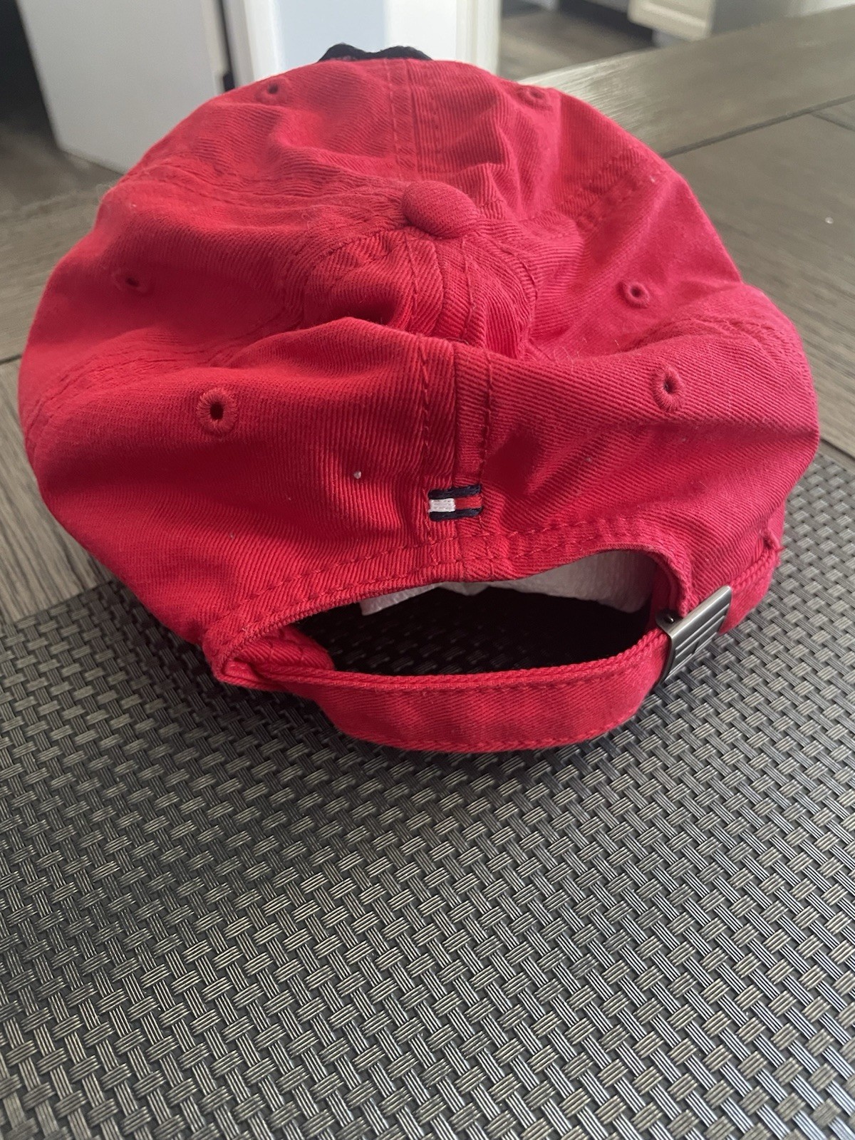Vintage Tommy Hilfiger Athletics Red Unisex Strapback Adjustable Hat image 3