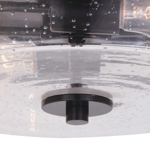 Vaxcel Lighting C0169 Addison 2 Light 15"W Flush Mount Drum - Nickel - Picture 3 of 12