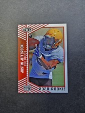 2020 SAGE HIT Premier Draft Justin Jefferson ? Rookie Card #2 LSU Tigers. rookie card picture